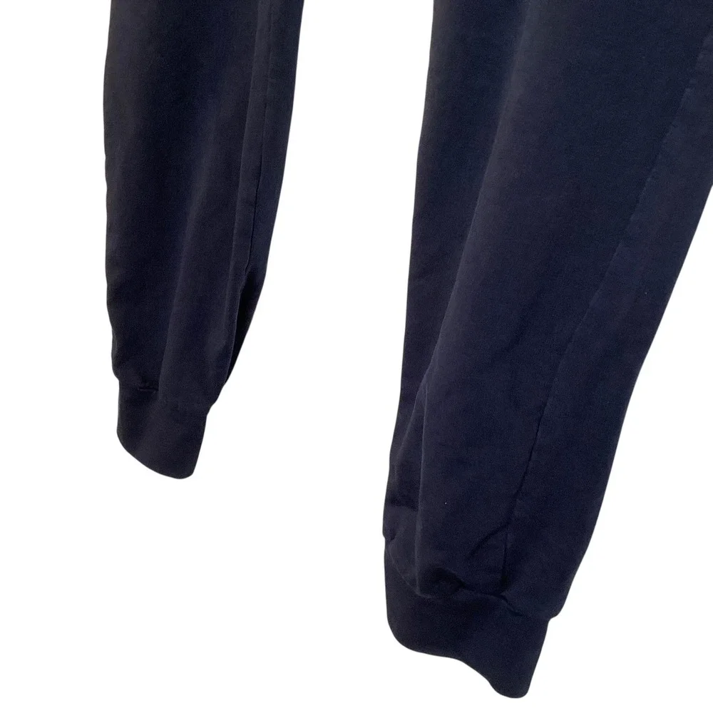 Slate & Stone Mens Navy Blue Cotton Jogger Sweatpants Sz L Luxury Loungewear EUC